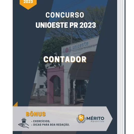 Unioeste Contador 2023 - Estratégia Concursos