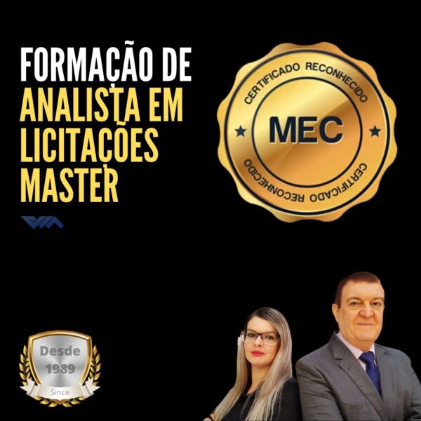 FORMAÇÃO ANALISTA EM LICITAÇÕES MASTER - VIANNA & CONSULTORES