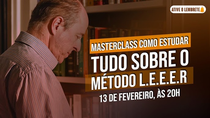 MASTERCLASS COMO ESTUDAR ( MÉTODO L.E.E.E.R ) - MARCELO ANDRADE