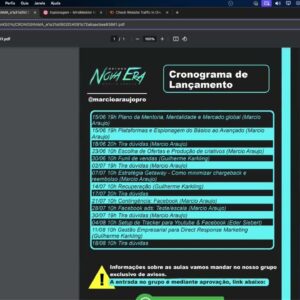 MENTORIA NOVA ERA - MÁRCIO ARAÚJO PRO